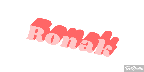 Ronak テキスト効果