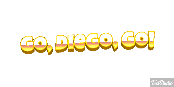 Go, Diego, Go! Efecto de texto