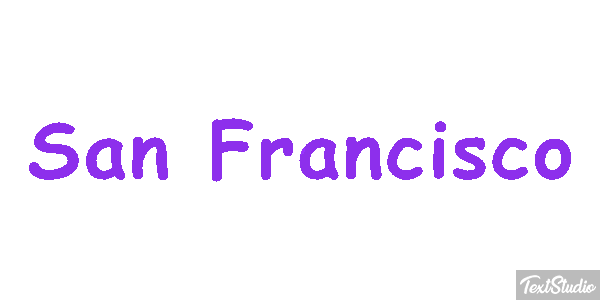 San Francisco Efeito do texto