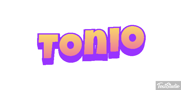 Tonio Effetto testo