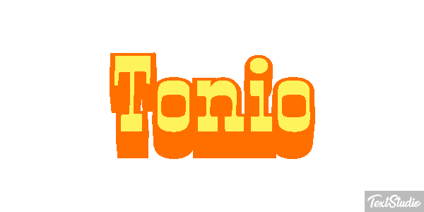 Tonio Effetto testo