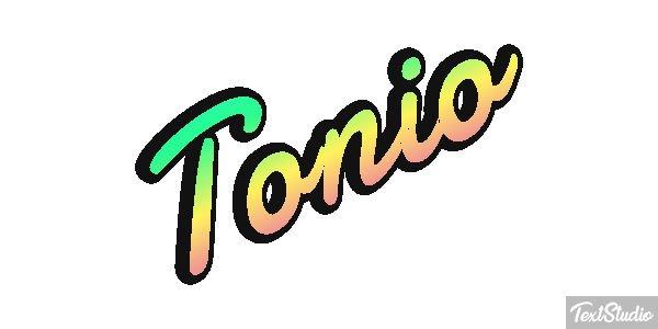 Tonio Effetto testo