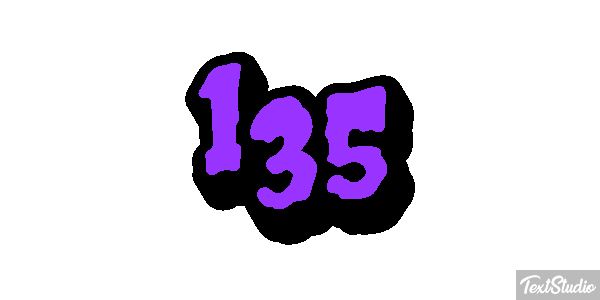 135 Efecto de texto