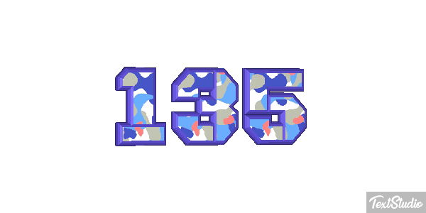 135 Efecto de texto