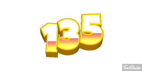 135 Efecto de texto