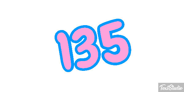135 Efecto de texto