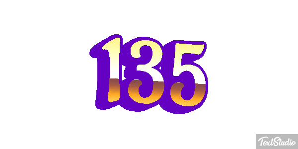 135 Efecto de texto