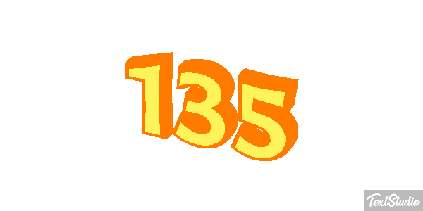 135 Efecto de texto