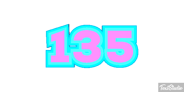 135 Efecto de texto