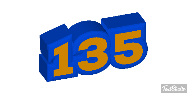 135 Efecto de texto