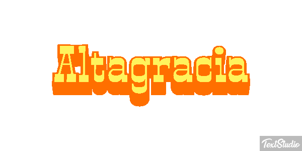 Altagracia Efecto de texto