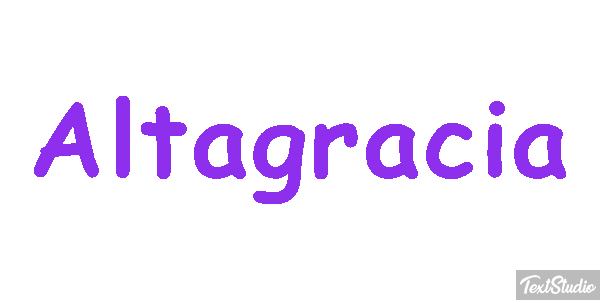 Altagracia Efecto de texto
