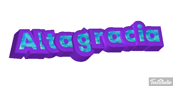 Altagracia Efecto de texto
