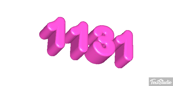1131 Text effect