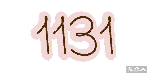 1131 Text effect