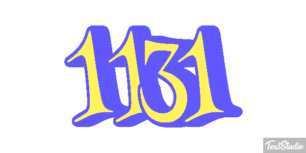 1131 Text effect