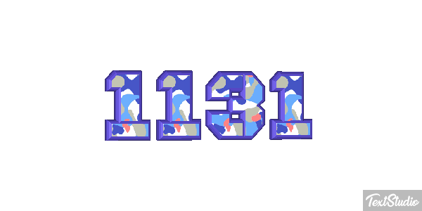 1131 Text effect
