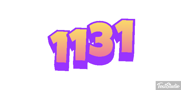 1131 Text effect