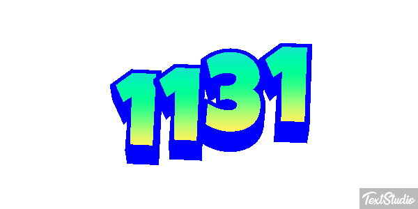 1131 Text effect