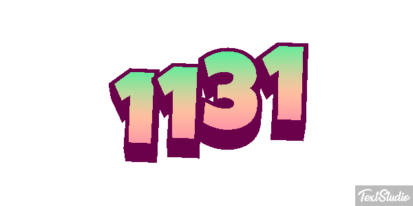 1131 Text effect
