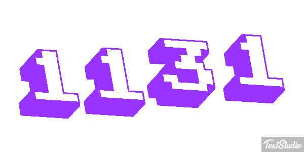 1131 Text effect