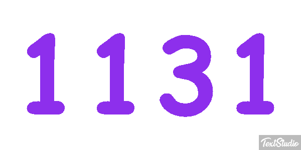 1131 Text effect
