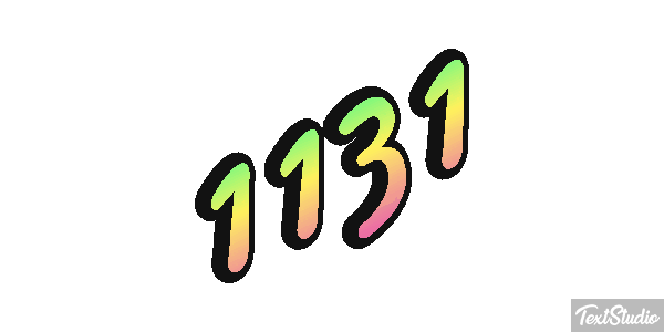 1131 Text effect