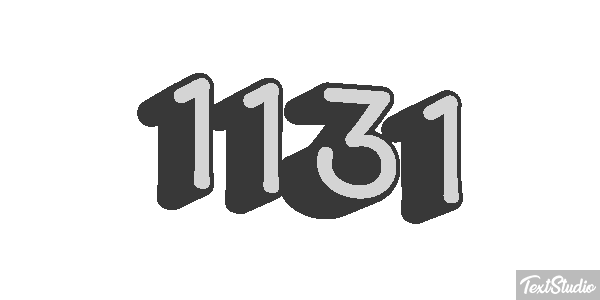 1131 Text effect