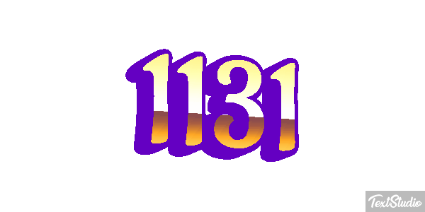 1131 Text effect