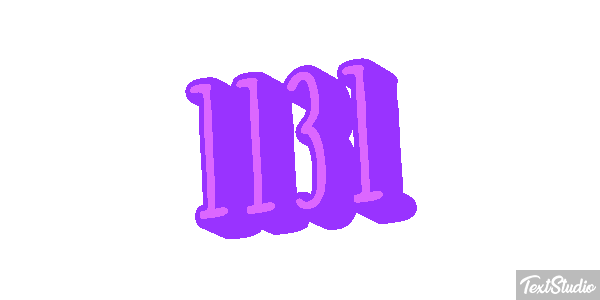 1131 Text effect