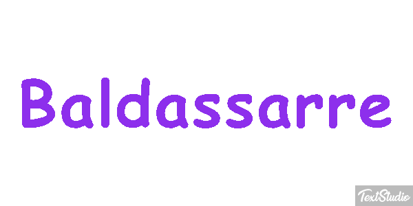 Baldassarre Effetto testo