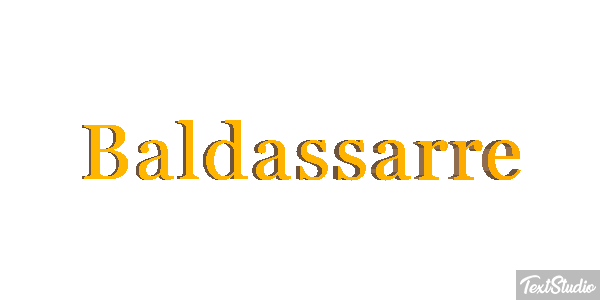 Baldassarre Effetto testo
