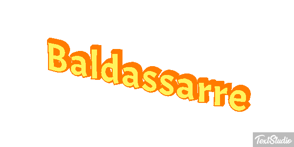 Baldassarre Effetto testo
