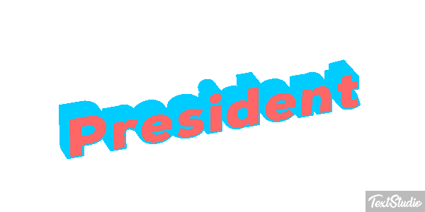 President Text effect