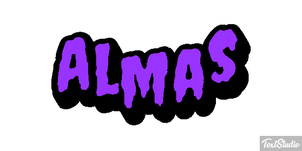 Almas Effet de texte