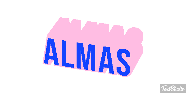 Almas Effet de texte