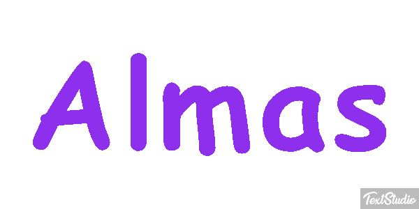 Almas Effet de texte