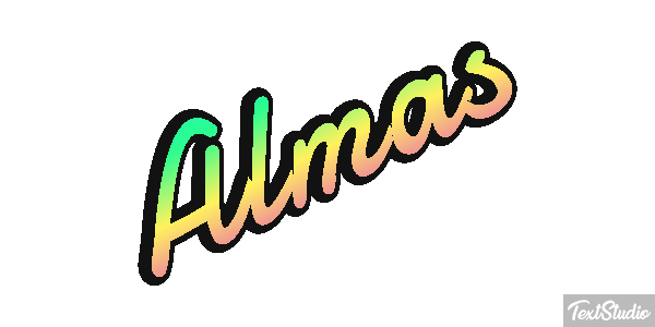 Almas Effet de texte