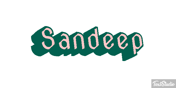 Sandeep Efecto de texto