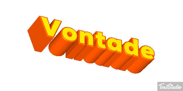 Vontade Efeito do texto