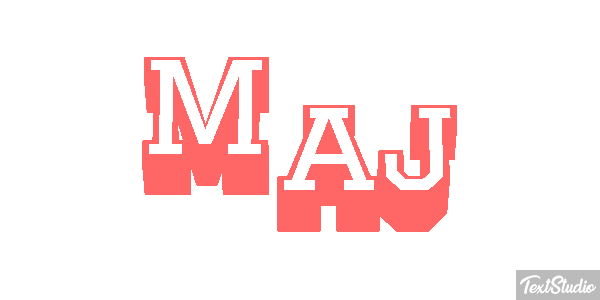 Maj Text effect