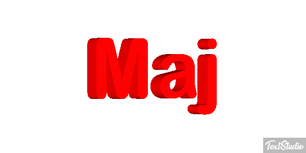 Maj Text effect