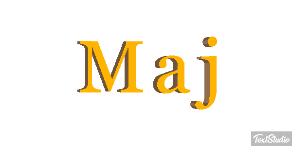 Maj Text effect