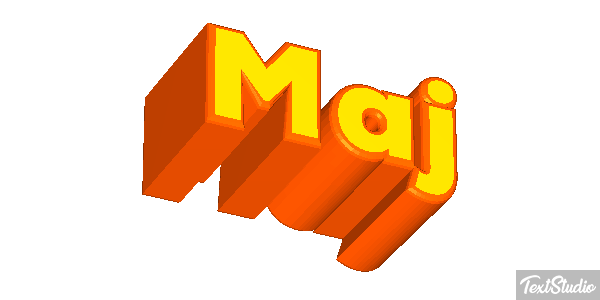 Maj Text effect