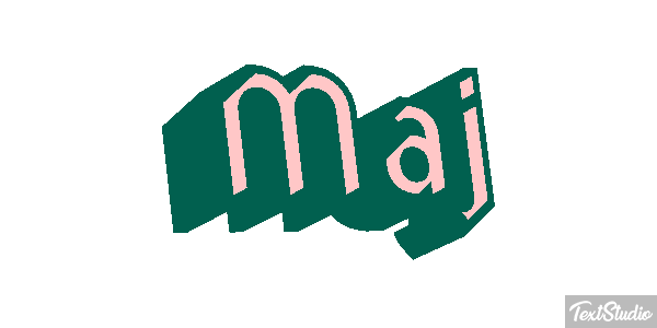 Maj Text effect