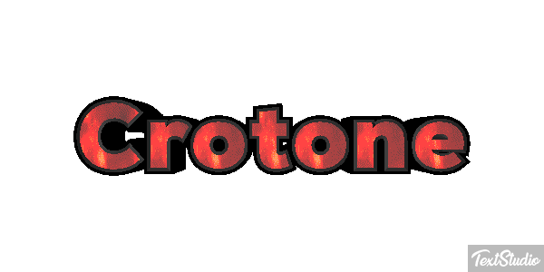 Crotone Text effect