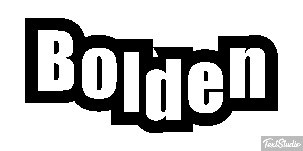 Bolden Effetto testo
