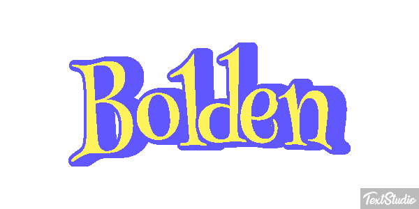 Bolden Effetto testo