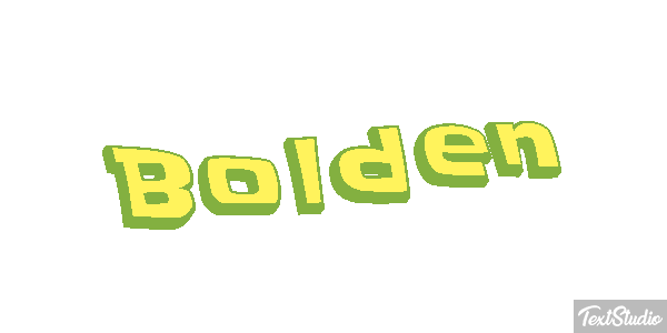 Bolden Effetto testo