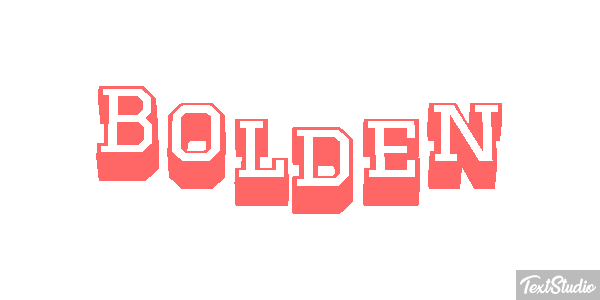 Bolden Effetto testo